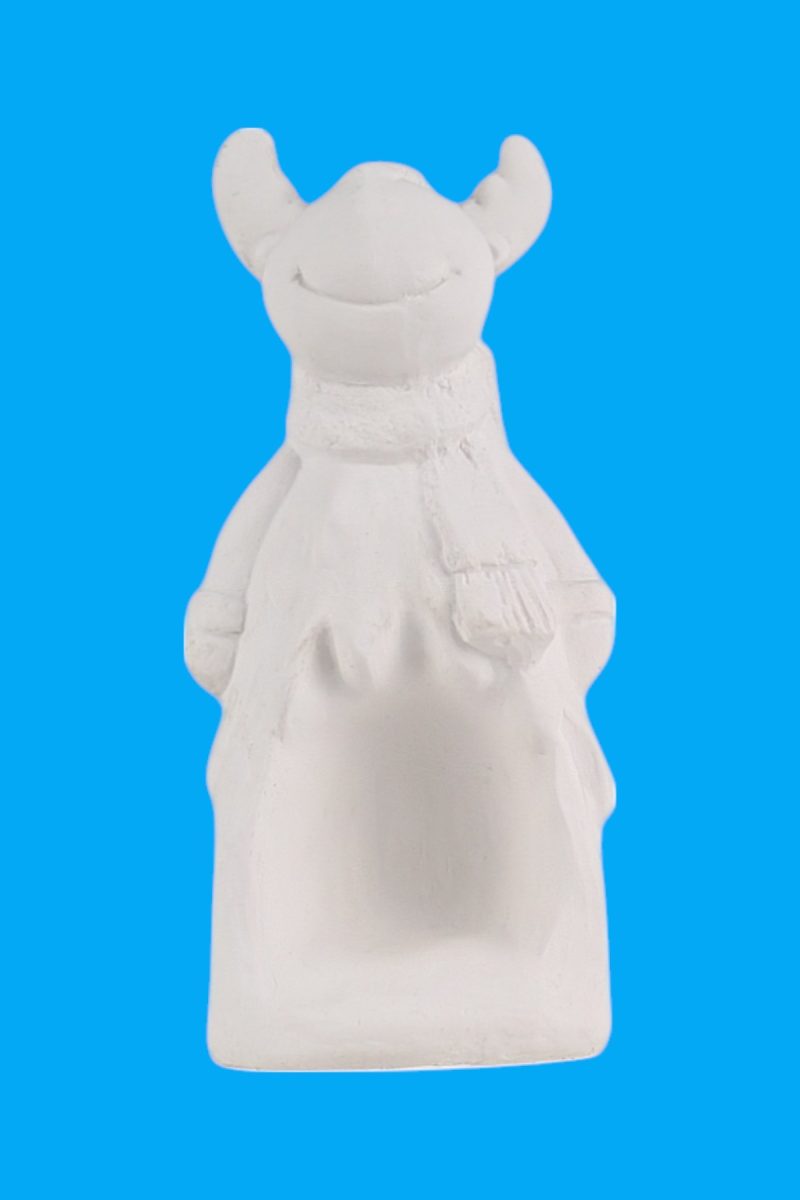 Kaşgollu Geyik Biblo Ham Polyester