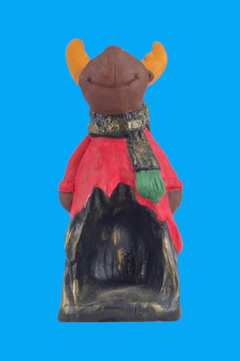 Kaşgollu Geyik Biblo Ham Polyester - Görsel 2