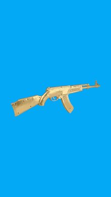 AK-47 Tüfek Biblo Ham Polyester