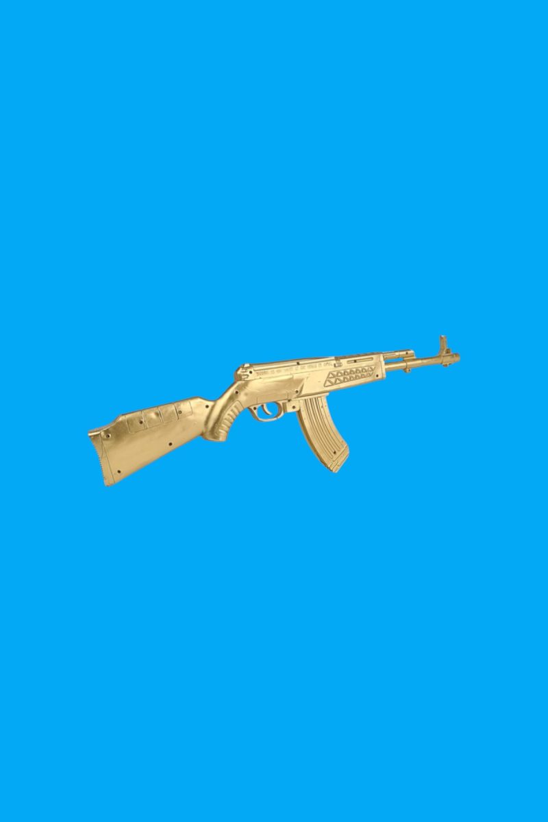 AK-47 Tüfek Biblo Ham Polyester