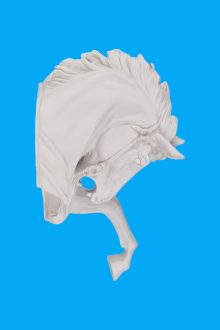 At Başı Duvar Süsü Ham Polyester
