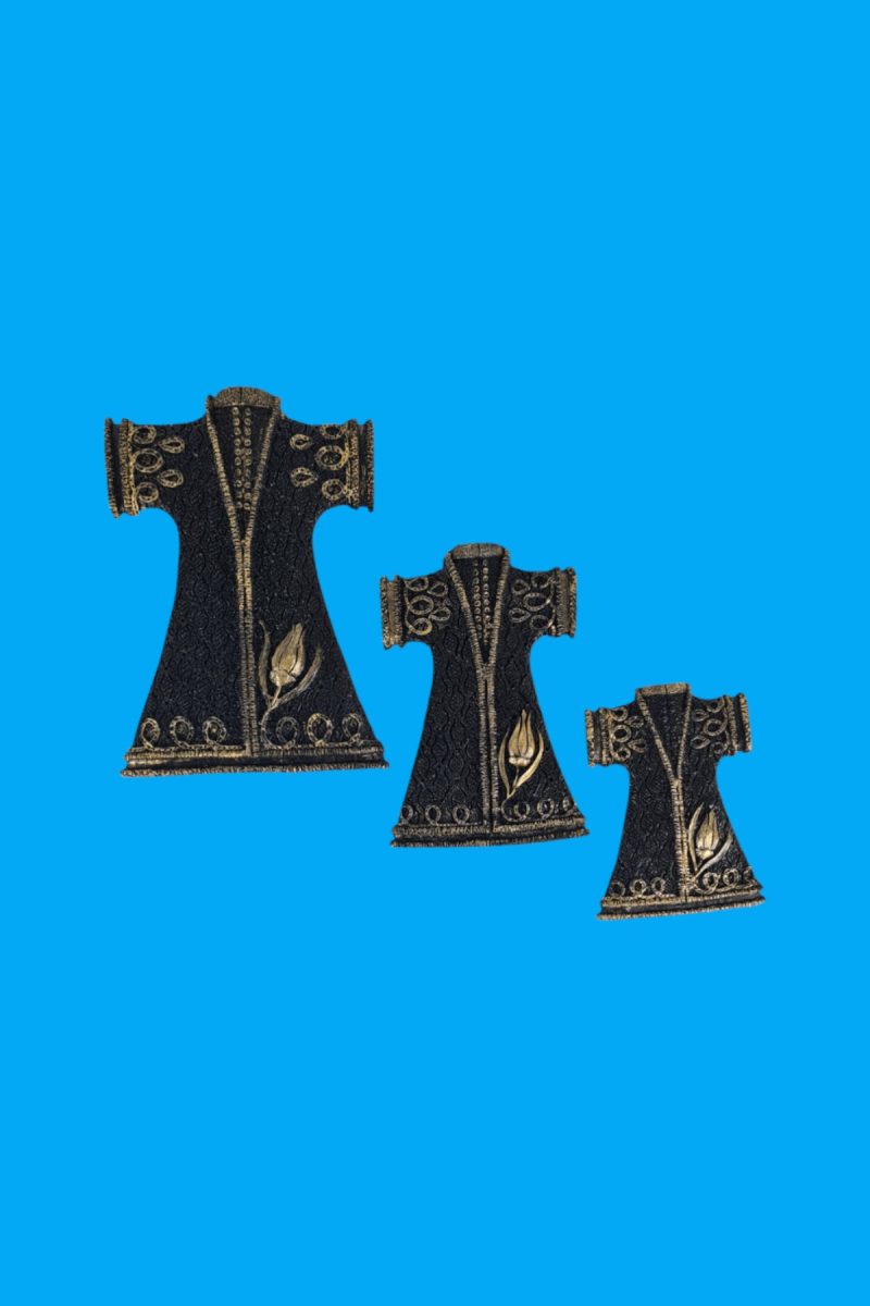 Üçlü Kaftan Duvar Süsü Ham Polyester - Görsel 2