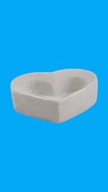 Mini Kalp Sunumluk Ham Polyester