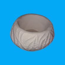 Yaprak Desenli Sukulent Saksı Ham Polyester