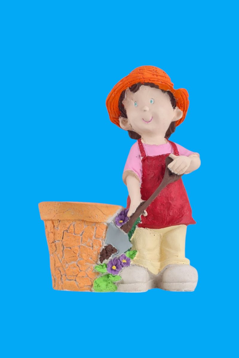 Kürekli Çocuk Saksı Ham Polyester - Görsel 2