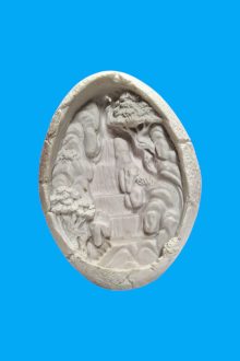 Dağdaki Şelale Tütsülük ve Geri Akış Şelalesi Ham Polyester