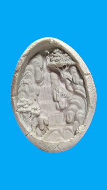 Dağdaki Şelale Tütsülük ve Geri Akış Şelalesi Ham Polyester