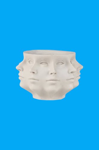 Çok Yüzlü Modern Vazo Ham Polyester