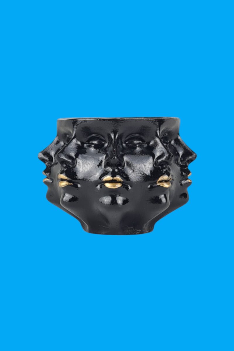 Çok Yüzlü Modern Vazo Ham Polyester - Görsel 2