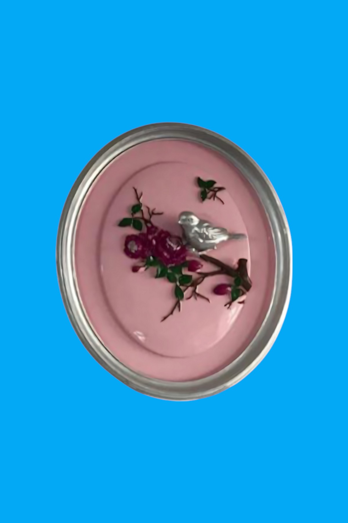Gül Dalında Serçe (Sağ) Ham Polyester