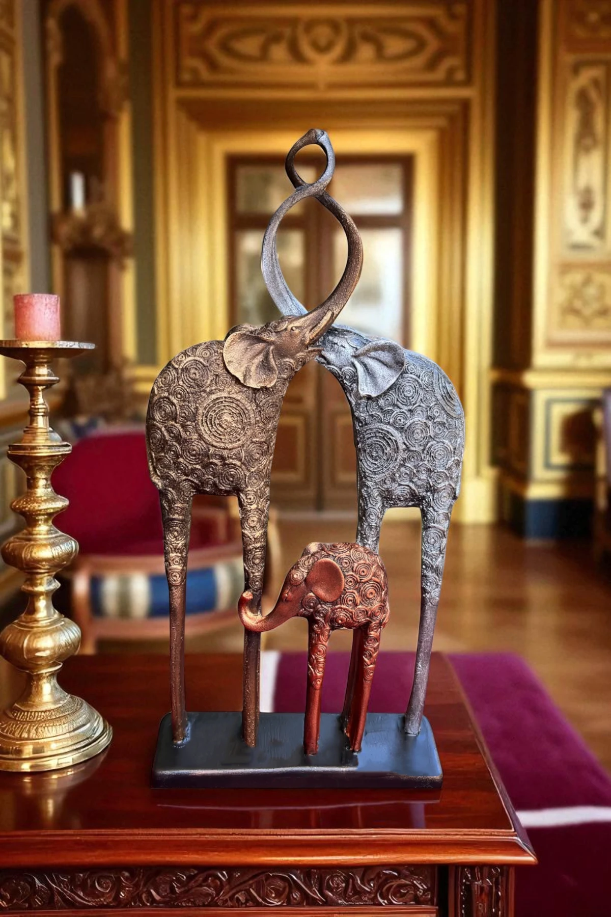 Fil Ailesi Biblo - Gümüş/Bronz