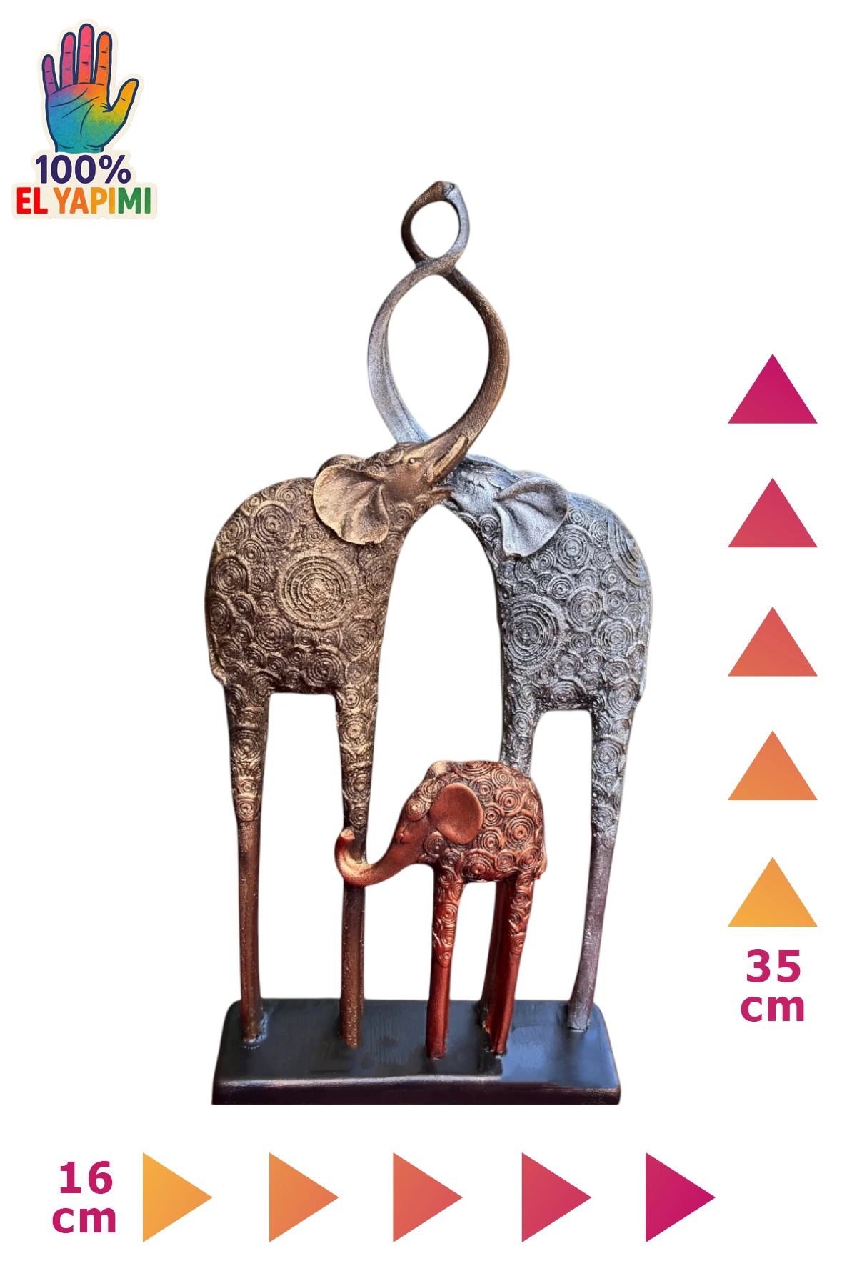 Fil Ailesi Biblo - Gümüş/Bronz