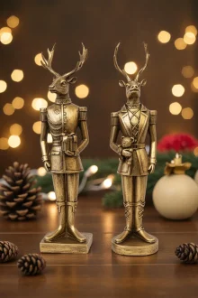 Asker Geyikler Biblo Seti - Altın