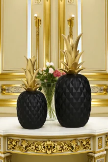 İkili Ananas Biblo - Siyah