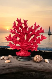 Kaideli Mercan Biblo - Kırmızı