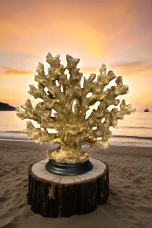 Kaideli Mercan Biblo - Altın